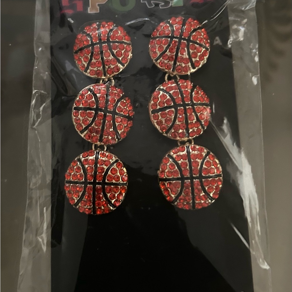 Sports Rhinestone Earrings 2 for $5
